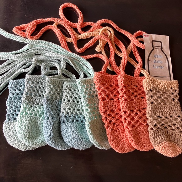 Crocheted water bottle holders - Picture 1 of 1